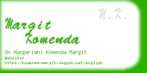 margit komenda business card